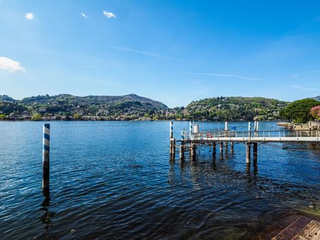 View of Lago di Como Lake Como HDR