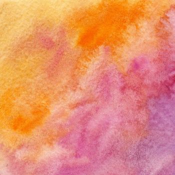 Abstract painted hot bright tye-dye paper with grained texture for scrapbooking design