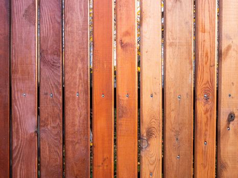 Abstract texture from brown new boards. Wood panel background.