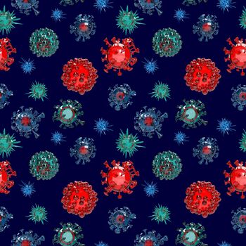 Medical geometric microbiology particle elements texture