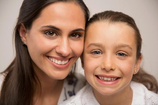 Shot of a beautiful Mother and Daughter smiling