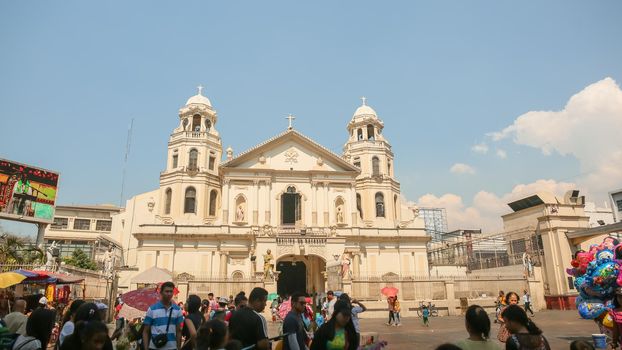 Facade of San Sebastian Church, Manila. Philippines