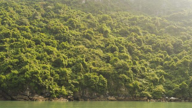Mountain Ha Long Bay. North Vietnam. Nature asia