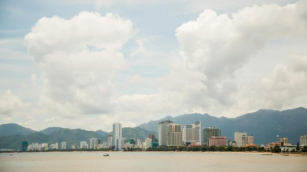 View of Nha Trang downtown, Nha Trang is a coastal city and capital located in South Central Coast of Vietnam