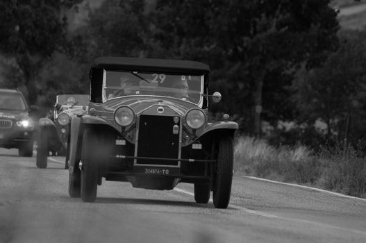 OTT 24 - 2020 : LANCIA LAMBDA SPIDER CASARO 1927 on an old racing car in rally Mille Miglia 2020 the famous italian historical race (1927-1957)