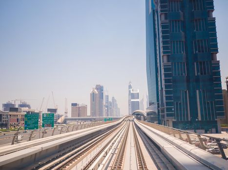 Dubai Metro as world's longest fully automated metro network 75 km.