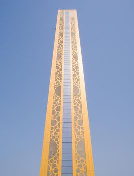 Dubai, United Arab Emirates, 05-Jan-2018: Dubai Frame is one of the latest landmark of Dubai, which located in Zabeel Park.