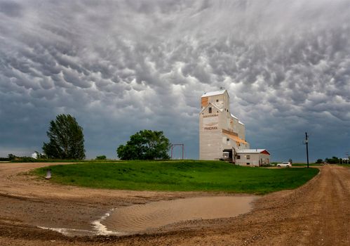 Prairie Storm Clouds in Saskatchewan Canada Rural