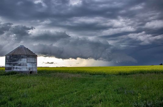 Prairie Storm Clouds Canada Saskatchewan Dramatic Summer