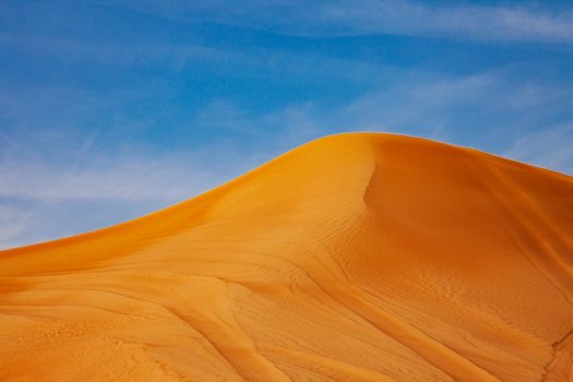 Natural travel dry hot hills with dunes