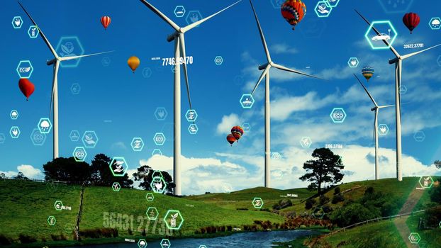 Environmental conservation technology and approaching global sustainable ESG by clean energy and power from renewable natural resources