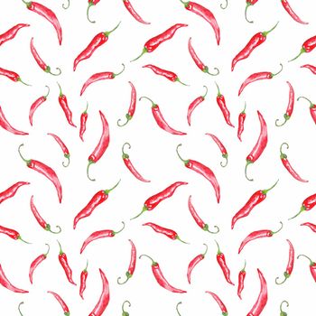 Seamless kitchen spicy background for textile design