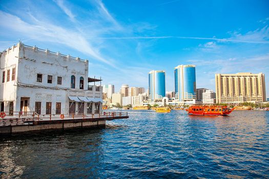 Dubai/OAE - 01 05 2020: Marina Promenade View