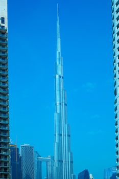 Dubai/OAE - 01 05 2020: Day Downtown View