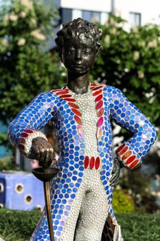 KIEV, UKRAINE - 18 June 2015: The statue of the Little Prince, by sculptor Konstantin Skretutskiy on June 18, 2015 in Kiev, Ukraine . High quality photo