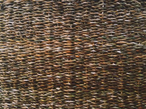 Wicker texture background, natural construction material and interior design concept