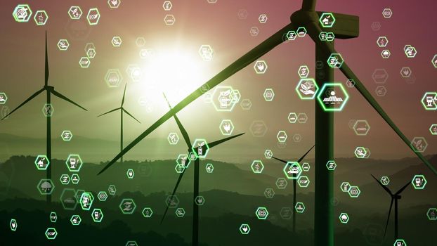 Environmental conservation technology and approaching global sustainable ESG by clean energy and power from renewable natural resources