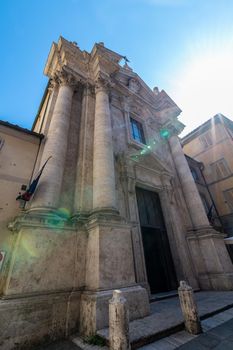 church of san Giorgio in siena and its column structure