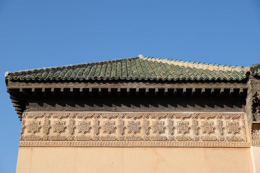 Saadiens Tombs in Marrakech City in Morocco