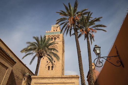 Kutubiyya Mosque in Marrakesh City in Morocco