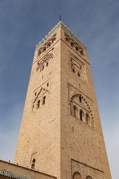 Kutubiyya Mosque in Marrakesh City in Morocco