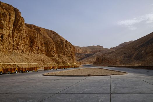 Valley of the Kings in Egypt - desert . High quality photo