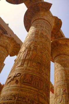 temple of Luxor - historical egypt monument archeology. High quality photo