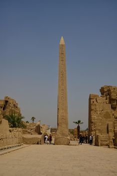 temple of Luxor - historical egypt monument archeology. High quality photo