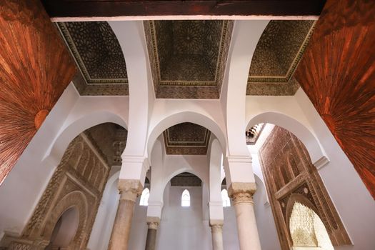 Saadiens Tombs in Marrakech City in Morocco