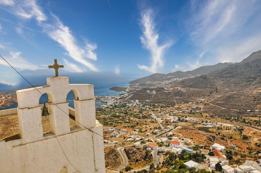 Orthodox church (chapel) in Chora village of Serifos island, Cyclades, Greece