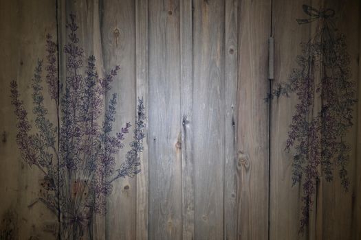 Fine Art Natural wood Textures with Hand drawn Lavender Flower overlay. Portrait Photo Floral Textures Backdrop Digital Studio Background, Best for cute family photos, atmospheric newborn design