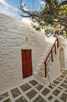 Taxiarches orthodox monastery in Serifos island of Greece