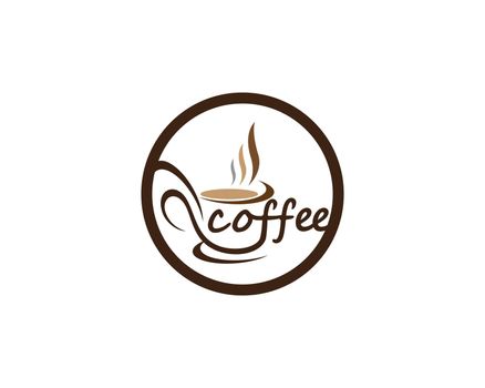 Coffee cup Logo Template vector icon design