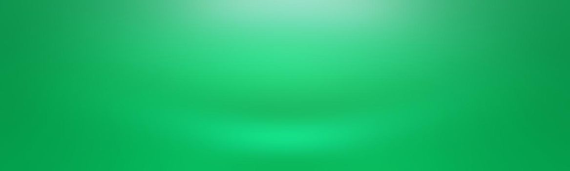 Luxury plain Green gradient abstract studio background empty room with space for your text and picture.