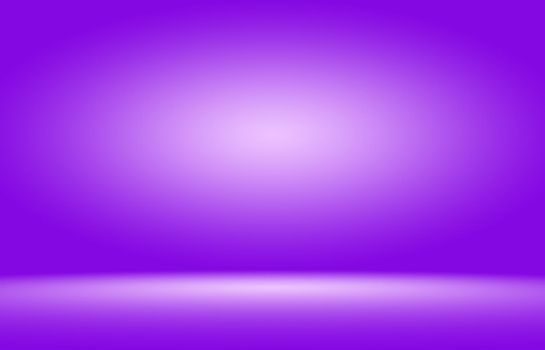 Abstract smooth purple backdrop room interior background.