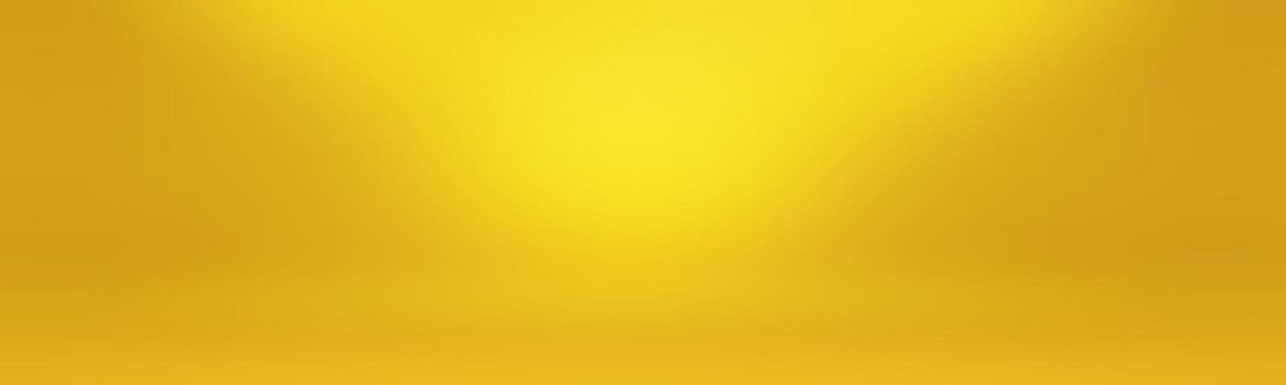 Abstract Luxury Gold yellow gradient studio wall, well use as background,layout,banner and product presentation