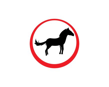 Horse Logo Template Vector illustration design