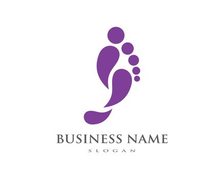 foot Logo Template vector icon