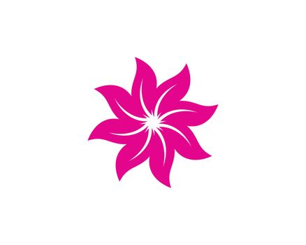 flower logo template vector