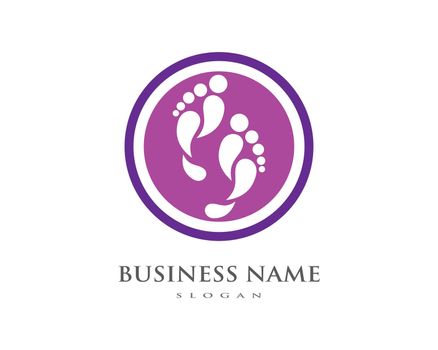 foot Logo Template vector icon