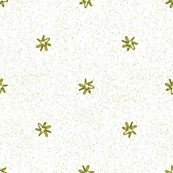 Hand Drawn Snowflakes Christmas Seamless Pattern. Subtle Flying Snow Flakes on chalk snowflakes Background. Amazing chalk handdrawn snow overlay. Mesmeric holiday season decoration.
