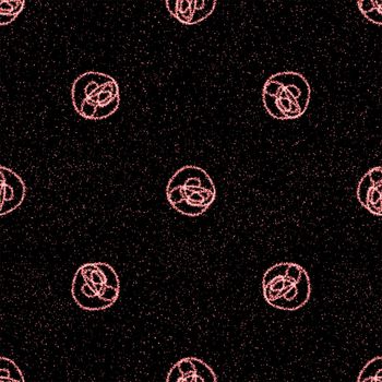 Hand Drawn Snowflakes Christmas Seamless Pattern. Subtle Flying Snow Flakes on chalk snowflakes Background. Artistic chalk handdrawn snow overlay. Fascinating holiday season decoration.