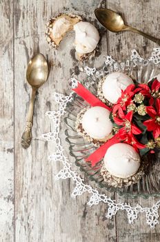 Christmas decoration with cookies and ribbons. From series Christmas and New Year