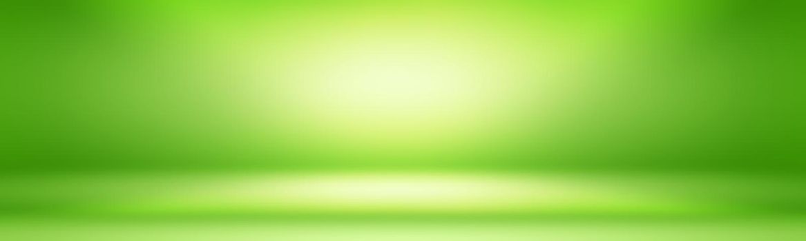 Luxury plain Green gradient abstract studio background empty room with space for your text and picture.