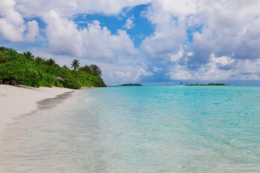 Romantic tropical island nature ocean lanscape