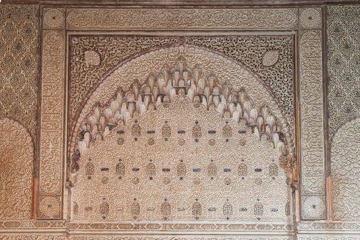 Saadiens Tombs in Marrakech City in Morocco