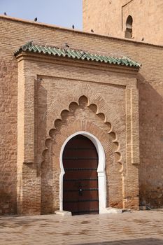 Kutubiyya Mosque in Marrakesh City in Morocco