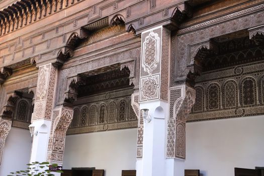 Bahia Palace in Marrakech City in Morocco