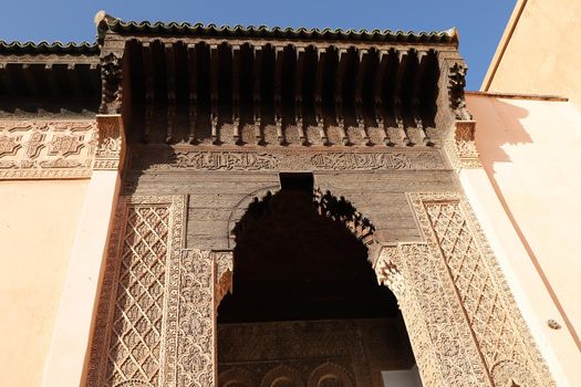 Saadiens Tombs in Marrakech City in Morocco