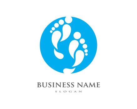 foot Logo Template vector icon